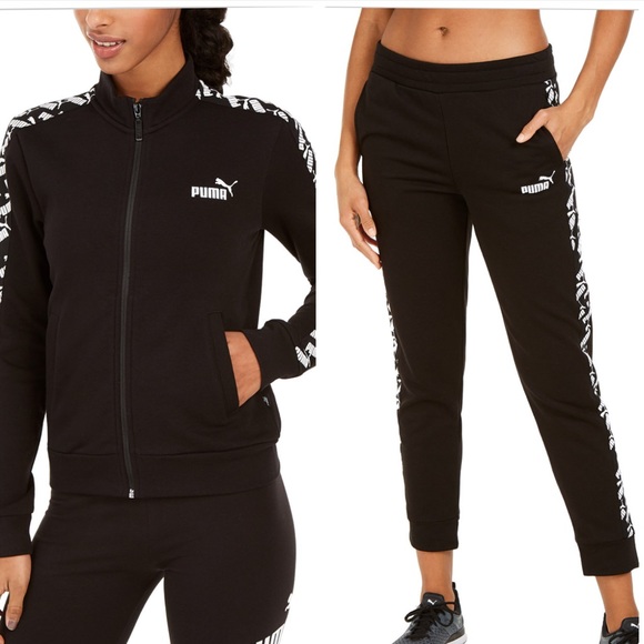 Puma 2 pc set leggings and jacket - Picture 1 of 11
